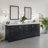Lark Manor™ Euen 84"W X 22"D Double Sink Bathroom Vanity With Countertop-1020768626