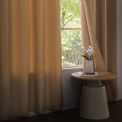 Rideau d'extérieur avec œillets, rideaux imperméables occultants et isolants pour salon de chambre à coucher, rideau efficace pour la protection de la vie privée et du balcon pour la terrasse, pergola d'intérieur, panneau simple, l 80 po x L 96 po, beige