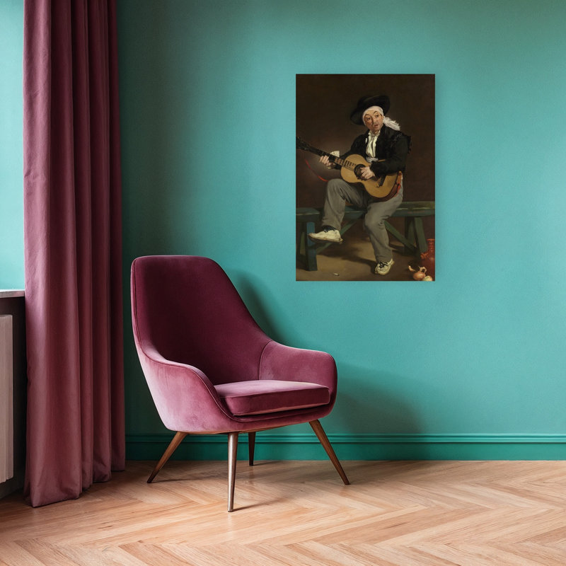 The Spanish Singer, 1860 Contemporary Portrait Wall Art Print by Edouard Manet - Wrapped Canvas Print, 91.44cm H x 60.96cm W