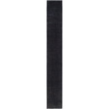 Overdyed Hand-Knotted Wool Modern-Contemporary Black Runner 2' 7" x 18' 9"