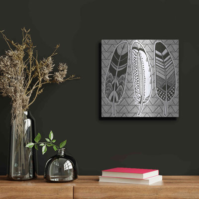 " Geo Feathers I Zentangle " by Sara Zieve Miller