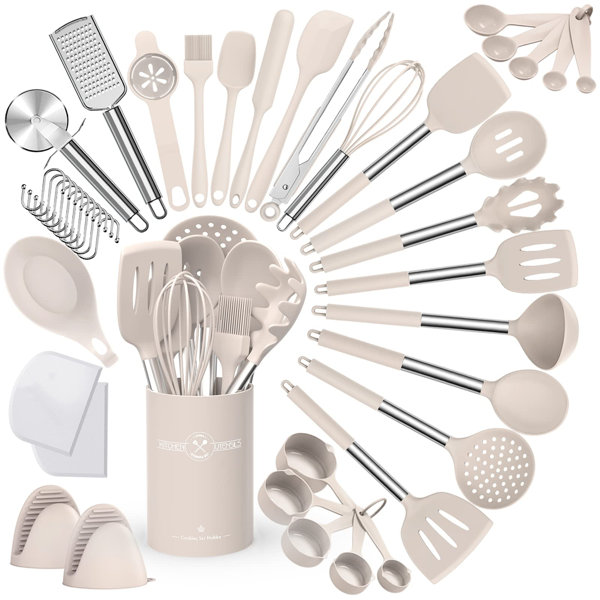 Stainless Steel Kitchen Utensils Set Gold