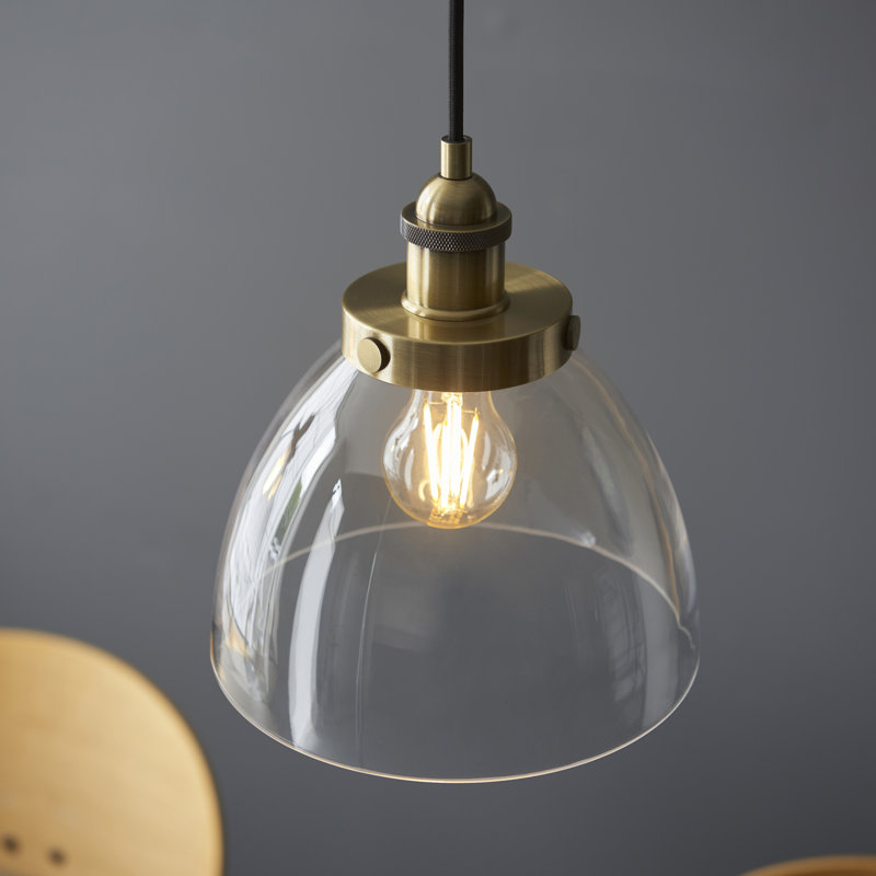 Anais 3 - Light Antique Brass Kitchen Island Pendant