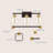 Bannack 22.88" Vintage Classic Vanity Light with Bathroom Hardware Accessory Set-1980084007