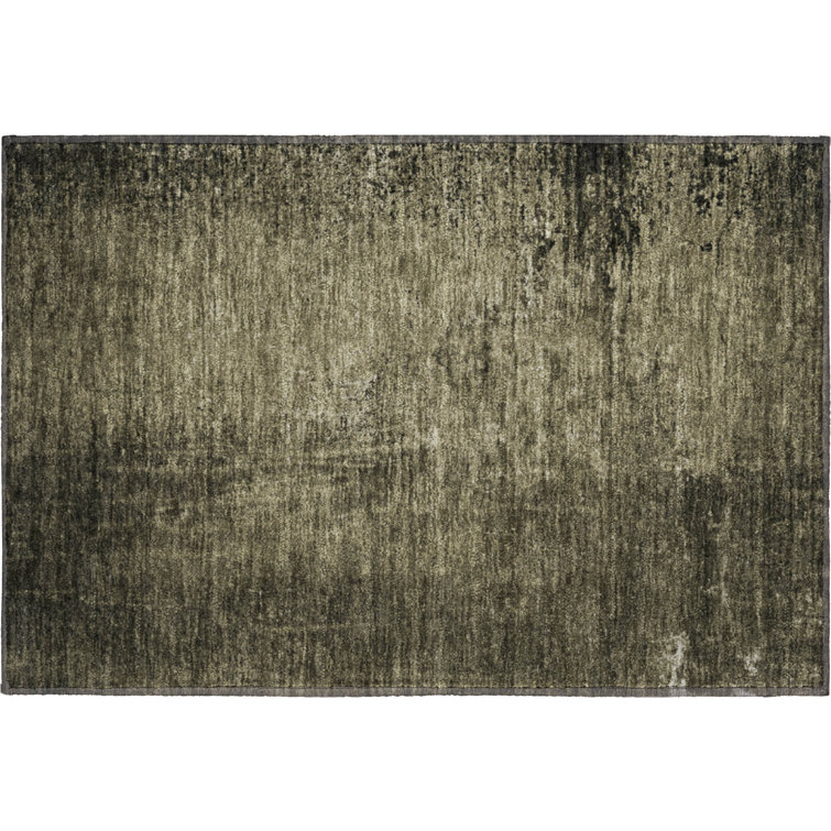 Premium Machine Washable Cerrito AMF554 Grey 8' x 10' Rug