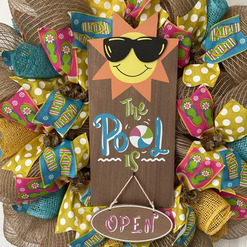Summer Wreath Pool is Open