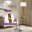 156cm Walnut Tripod Floor Lamp