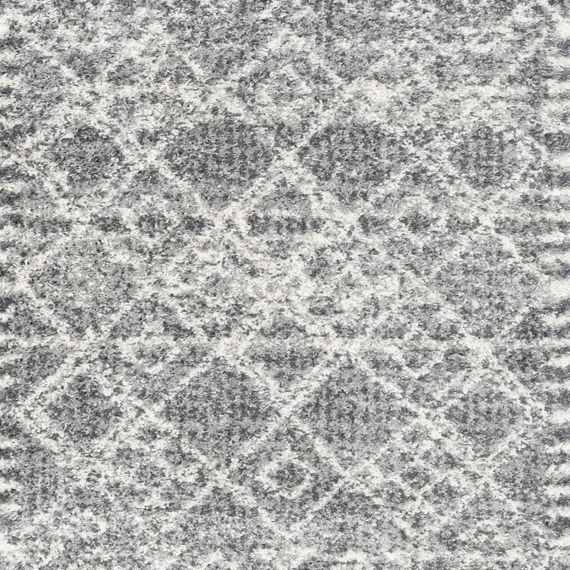 Geometric Indoor Rug, Square 4'
