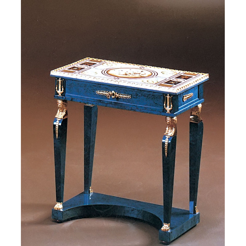 Floor Shelf End Table with Storage