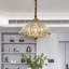Lustre empire en cristal à 5 lumières Dwuan