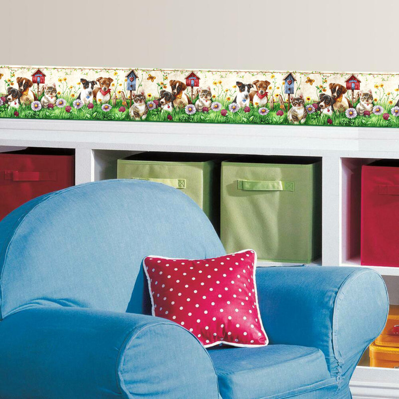 Bordure de papier peint L 15 pi x l 6,8 po Gopinath