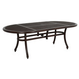 Coco 84" Oval Dining Umbrella Table