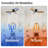 52 Inch Ceiling Fan With Light, 3 Light Solid Wood Blades,Remote Control,6-Speed Reversible DC Motor For Living Room,Bed Room,Dining Room-1783303209-1783303211