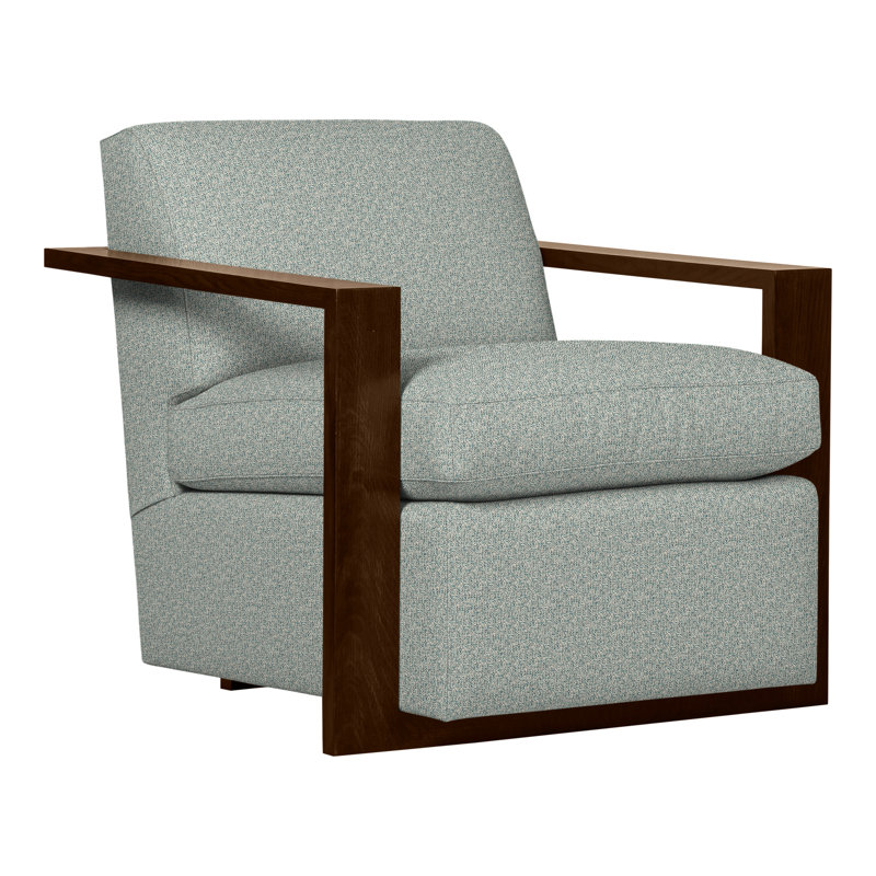 Thom Filicia Home 32" Wide Upholstered Armchair, Wrenn, Tuck Water