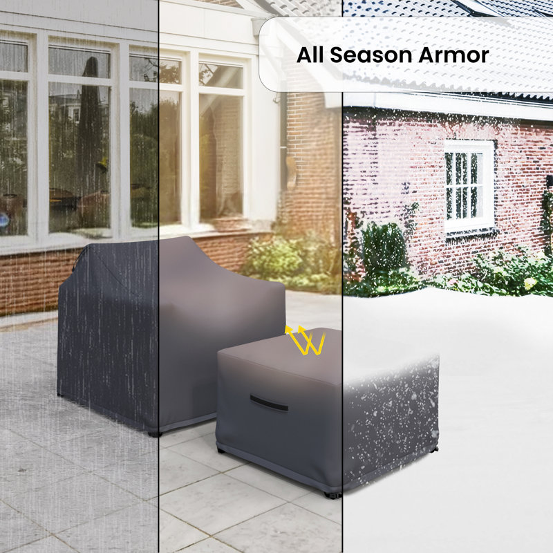 Housses de mobilier d'extérieur de 33 po de large Amberson