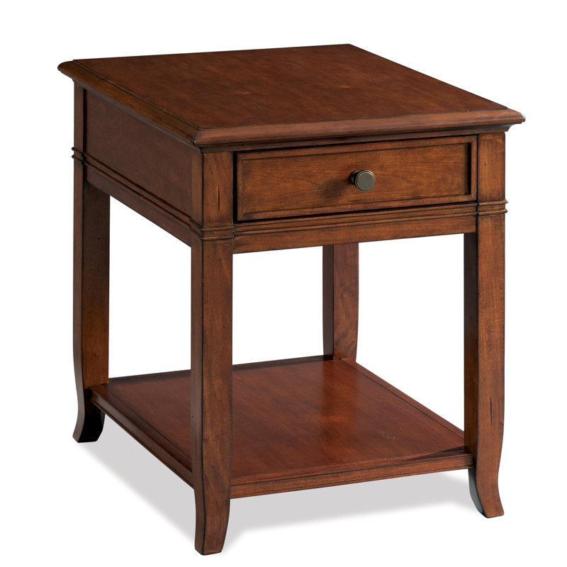 Grand Bahama End Table with Storage, 24" H x 14" W x 24" D