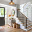 1- Light Rattan Flush Mount