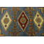 Tapis de couloir oriental bleu 3 x 10 Kazak