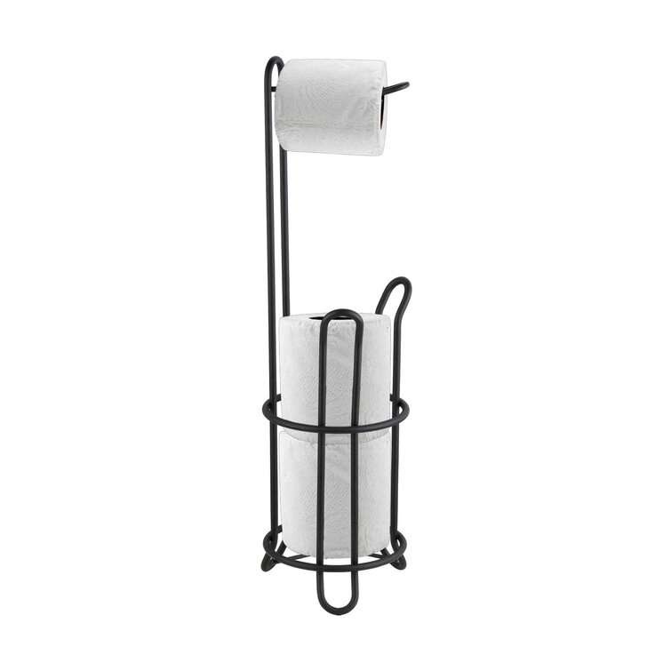 FUNPALA Toilet Paper Holder Stand-Free Standing Toilet Paper