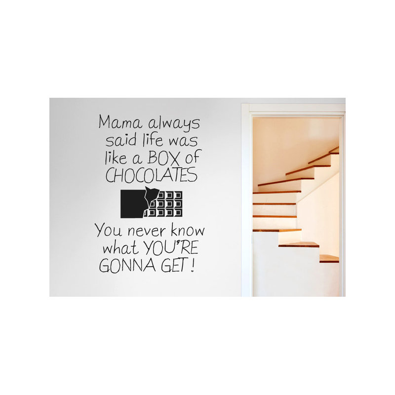 Non-Wall Damaging Wall Decal, Black
