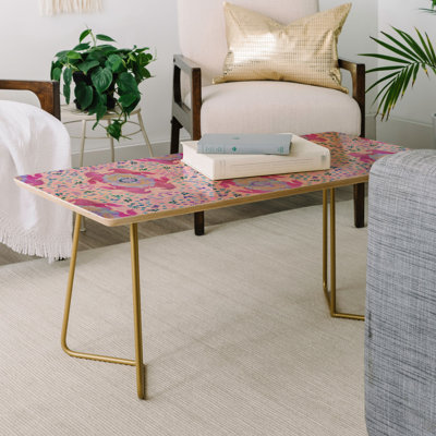 Schatzi Unicorn Damask Coffee Table by East Urban Home