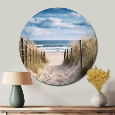 Parik - plage ronde art en métal
