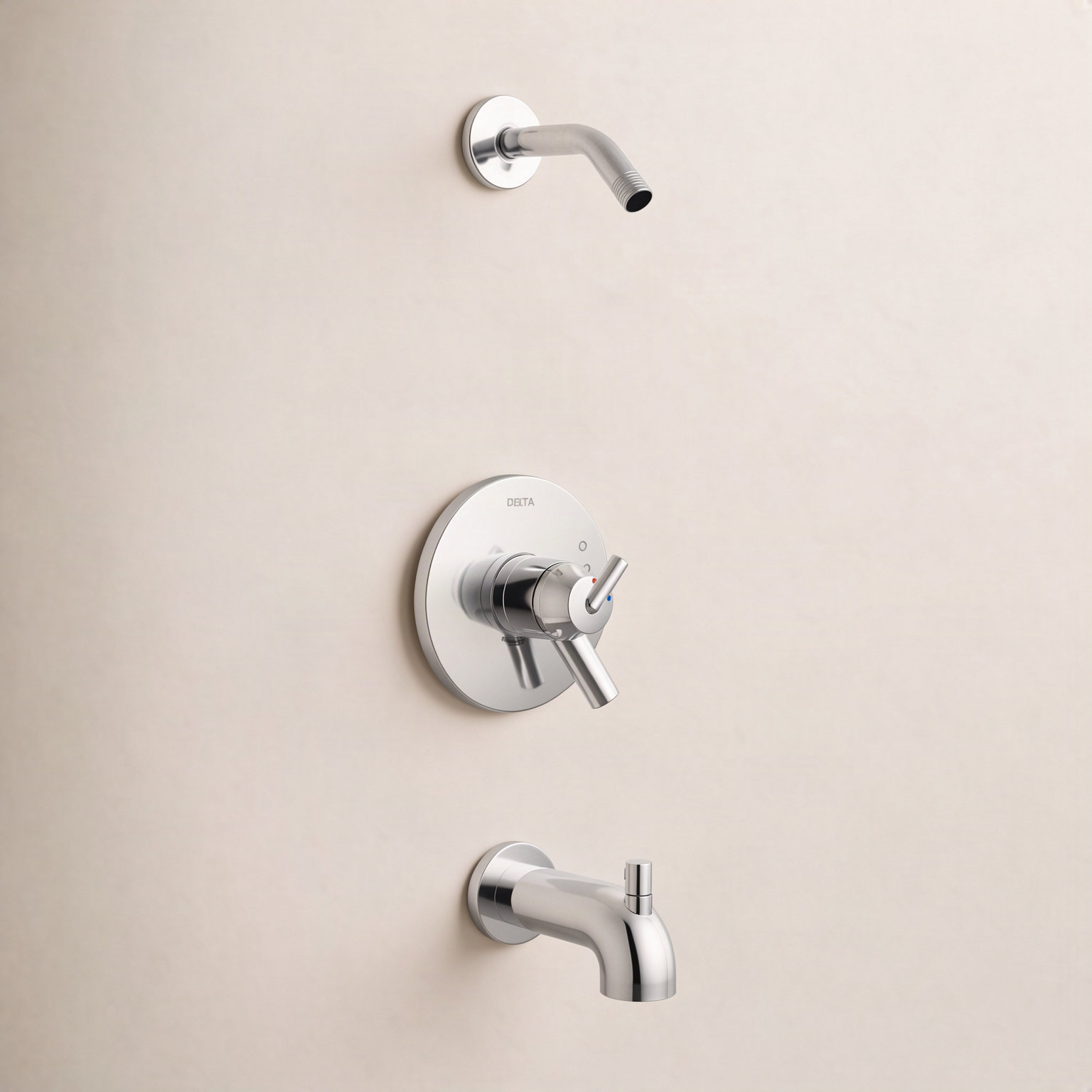 Trinsic 17 Series Tub and Shower Trim, Chrome