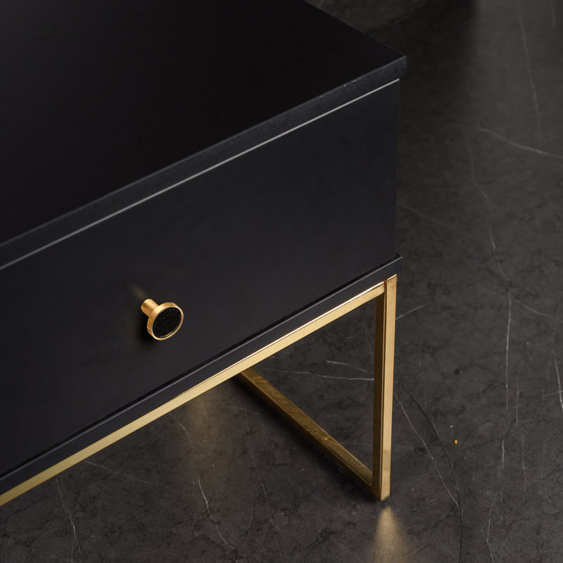 Honester 50.2cm W Particle Board / Chipboard Bedside Table