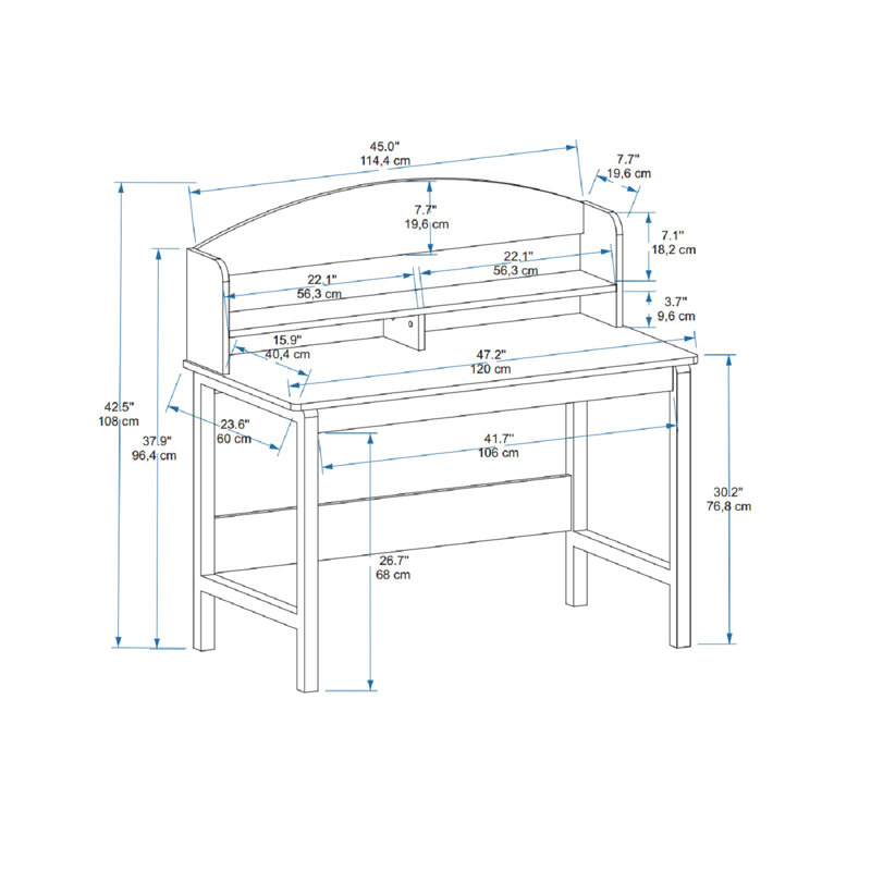 Sewell Solid Wood Base Computer Desk