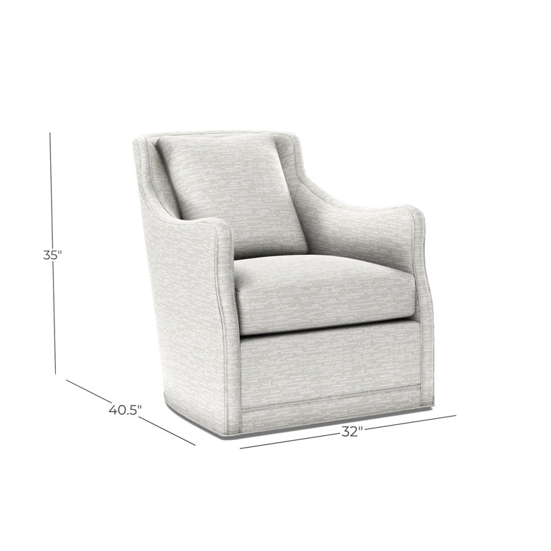 Arcadia Swivel Chair, Wild Dunes Natural