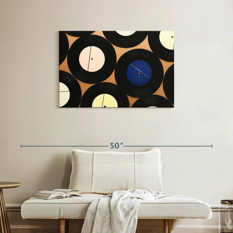 Abarca Vinyl Record Collection, 24" H x 36" W