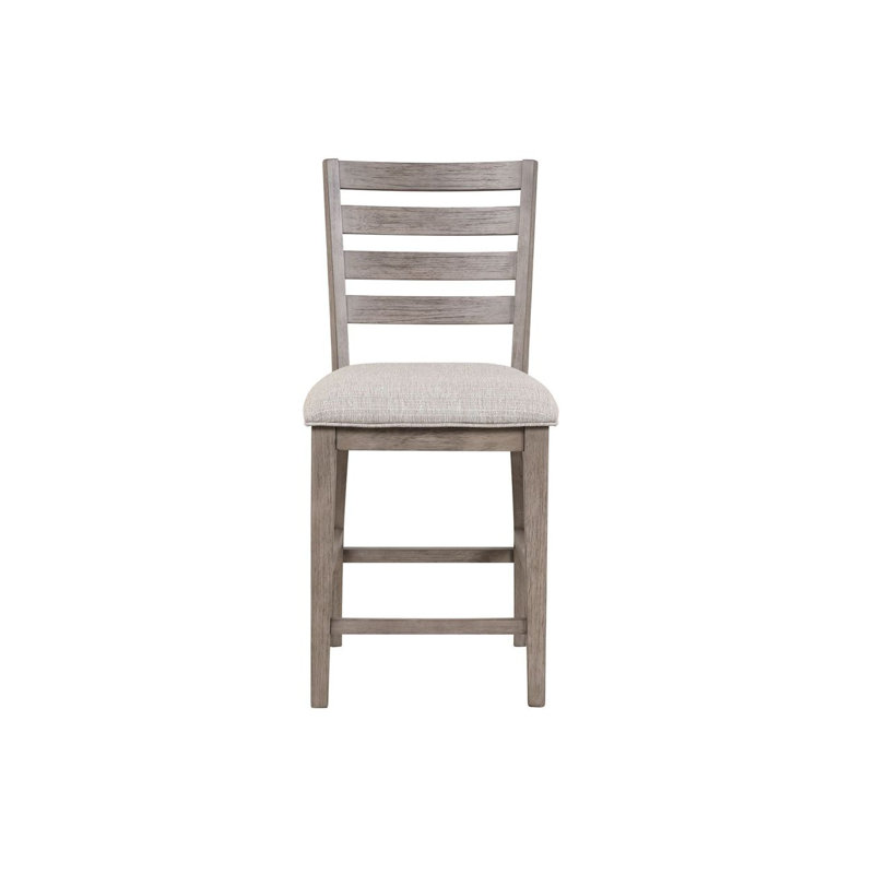 Tabouret de comptoir avec dossier échelle (ensemble de 2)