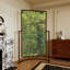 Paravent en bois Monet-105981195