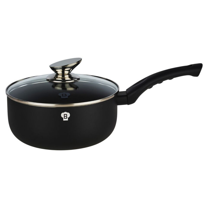 Cookware Set 21 - Piece Aluminum Cookware Set, Matt Black