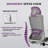 Ergonomic Swivel Executive Office Chair, Mesh Desk Chair with 4D Armrests and Adjustable Lumbar Support, 300LBS Capacity-1268247985