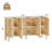 55"W Solid Wood Modern Sideboard Buffet Storage Cabinet-2109697284