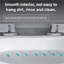Toilette allongée noire silencieuse et anti-odeur 1,85 gallons par minute (siège inclus)-111593507