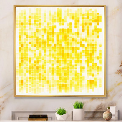 Sunshine, philosophie de la vie, jaune minimal I - art mural moderne géométrique, salon