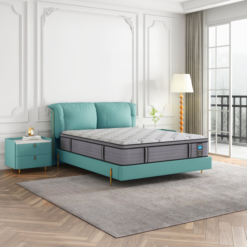 12'' Medium-Firm Euro Top Memory Foam Hybrid Mattress In A Box, King