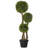 90cm Faux Moss Topiary in Cement Pot