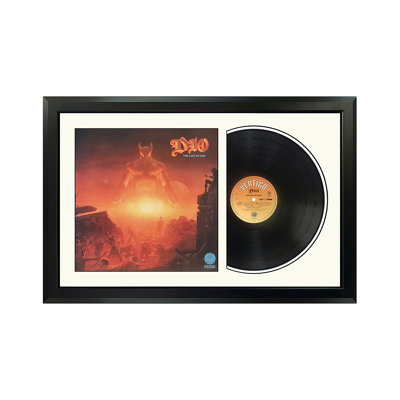 Dio "The Last in Line" Framed Record with White Mat
