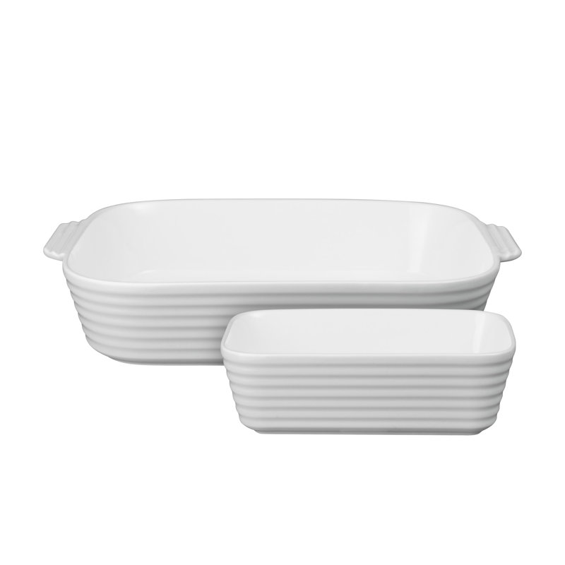 Denby + James Martin Cook Rectangular Baking Dish, Set of 2