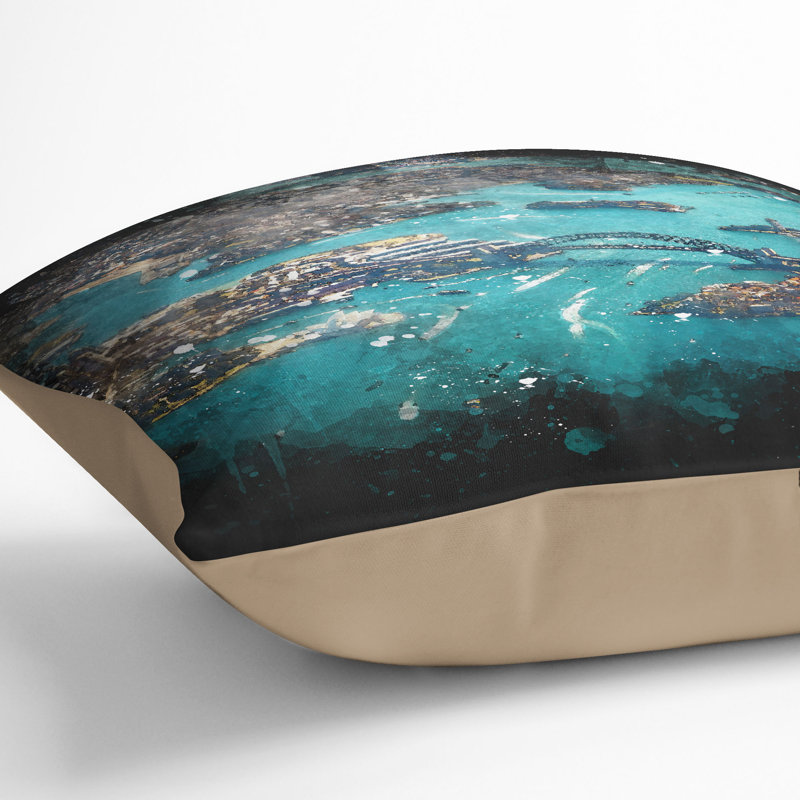 Square Throw Cushion, Stone, 55cm H x 55cm W x 20cm D