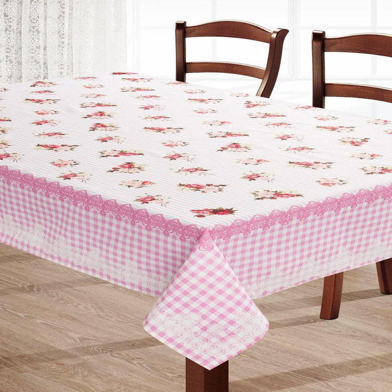 Roses Tablecloth 140X180 Cm Cream