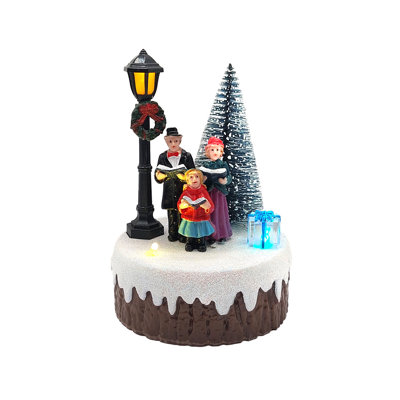 Carol Singers Scene - Christmas Village Collection by  F07-N6-2D Singers