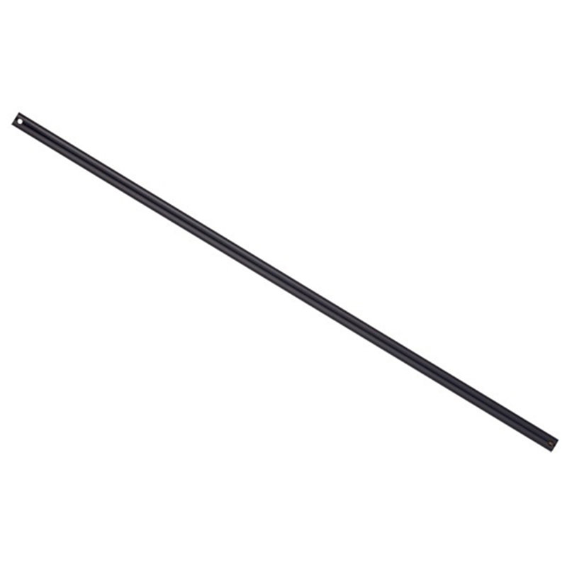 Ventilateur de plafond 24 po ½ po de diamètre intérieur noir compatible avec les ventilateurs, 24" H x 0.85" W x 0.85" D