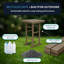 Table de pub pour terrasse en HDPE-2096456561