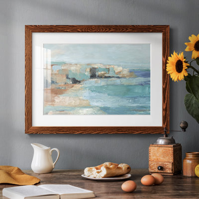 Turquoise Cliff Wall I - impression d'un seul cadre photo