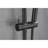Handheld Shower With 59-inch Hose And 28-inch Slide Bar - Height Adjustable, Nozzles Strong Stainless Steel Matte Black Appearance Adjustable Head Look