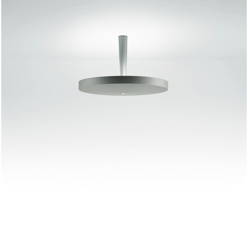 Semi Flush Mount, Matt Silver